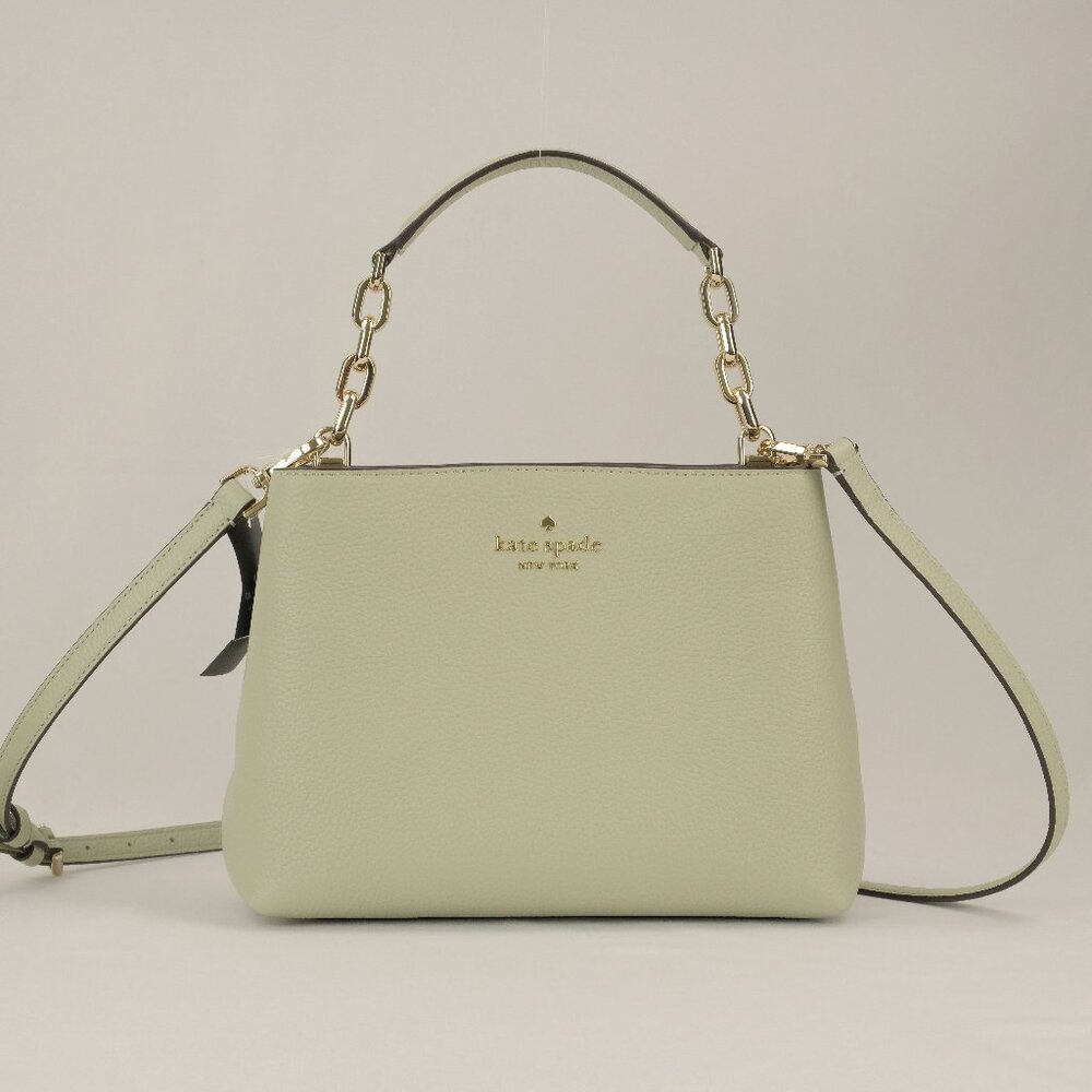 Kate Spade Aubrey Convertible Chain Top-Handle Crossbody Bag, Light Sage